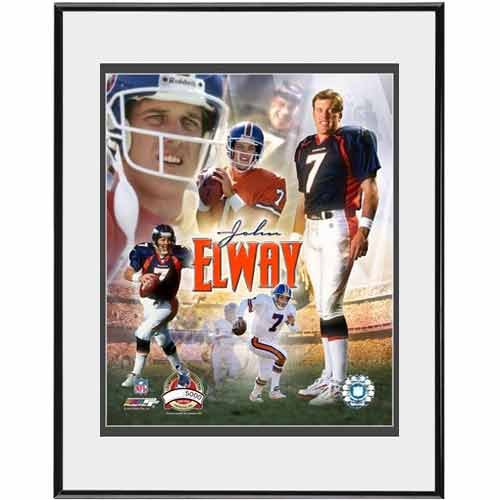 Photo File Denver Broncos John Elway 8x10 Framed Photo