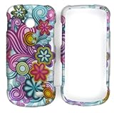 Colorful Flowers Hard Snap On Case Cover Faceplate Protector for LG 900g St ....