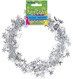 Star Wire Garland 20 Feet-Silver