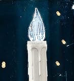 2-Pack White LED Flame-Style Bulbs