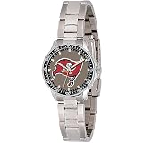 Game Time Women's Tampa Bay Buccaneers Bucs Ladies Watch with Metal band
