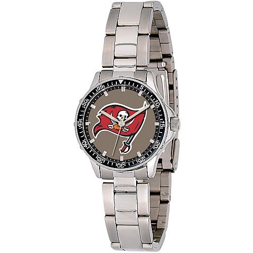 Game Time Women's Tampa Bay Buccaneers Bucs Ladies Watch with Metal band