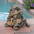 Toppling Turtle s Statue home garden tortoise sculpture New (The Digital Angel)