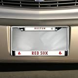 Boston Red Sox Chrome License Plate Frame
