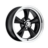 17 inch 17x7 17x8 100-B Classic Series Black aluminum wheels rims licensed from... 