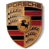 Porsche Crest Logo Sticker, Large