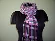 Lavendar Yarn Dyed Silk Blend fashion Scarf