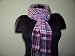 Lavendar Yarn Dyed Silk Blend fashion Scarf