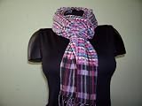 Lavendar Yarn Dyed Silk Blend fashion Scarf