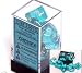 Chessex Translucent Teal 7 piece dice set