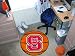 North Carolina State NCSU Basketball Floor Rug Mat