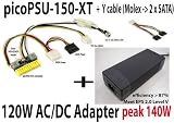 picoPSU-150-XT + 120W Adapter + Y-Kabel (Molex -> 2 x SATA) mini-ITX, HTPC, silent