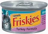 Friskies Kitten Food Turkey, 3-Ounce Cans (Pack of 48)