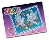 Sequin Art and Beads Doves