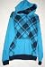 Ryan Sheckler Boys Hooded Zip Up Jacket, Size Medium, Blue
