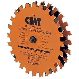 Click here to buy CMT 230.024.08 8 x 24 Tooth, 5 8 Bore, Precision Dado Blade Set by CMT.