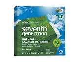 Seventh Generation Powder Laundry Concentrated, Free and Clear, 112-Ounce (Packaging May Vary)