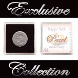 LUCKY SIXPENCE FOR 30TH PEARL WEDDING ANNIVERSARY