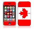 Canadian Flag Decorative Skin Cover Decal Sticker for Apple 2G iPhone (1st Gen)