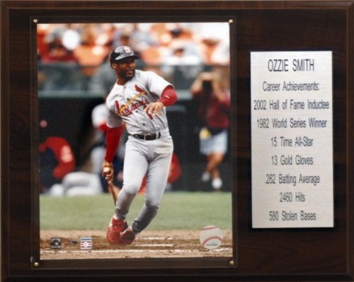 MLB Ozzie Smith St. Louis Cardinals Career Stat Plaque