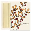 Berry Branches On Ecru Christmas Cards -