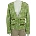 Ellen Tracy V-Neck Jacket Grass Combo 14