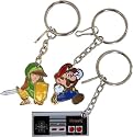Officially Licensed Nintendo Three Piece Zipper Pull / Keychain Set (Legend of Zelda, Mario, and Controller)