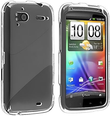 HTC Sensation 4G Hard Protector Case - Transparent Clear