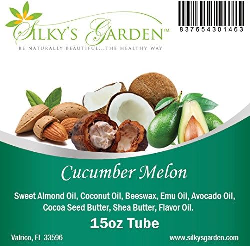 Shea Butter & Emu Oil Lip Balm - Cucumber Melon - 4 Pack