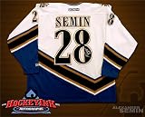 Alexander Semin Autographed/Hand Signed Washington Capitals White CCM Replica Jersey