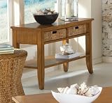 Largo Palm Isle Sofa Table w/Baskets - T1650-131