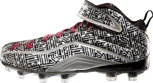 Men's WWP USC UA Fierce III Mid D Football Cleat Cleat by Under Armour