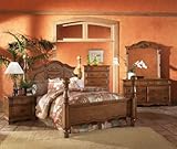 Elements International Bryant Bedroom Set (Pine Finish)