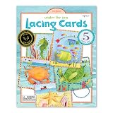 Under the Sea Lacing Cards by eeBoo