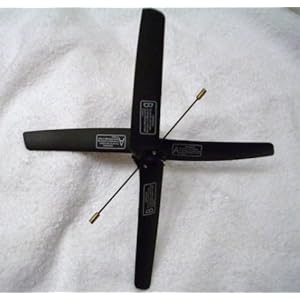 TOP ROTOR Propeller SET A and B blades for Apache 3 channel mini Black Wolf, Ox-bow Mini indoor 3 channel helicopter by TEAM RC