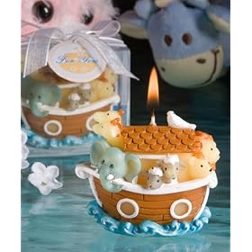 Set of 60 Noah's Ark Design Candles