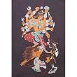 Folk Art Batik Asian Paintings Wax on Cloth (batik557)