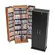 Grande Locking Media Storage Cabinet - Black