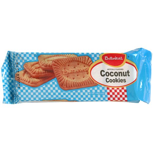 Butterkist Cookies, Coconut Flavor, 5.3-Ounce Pack (Pack of 24) by Coconut Cookies