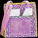 Purple Leopard Ty Tote Ty Gear Ty Purse Retired