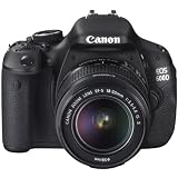 Canon EOS 600D Fotocamera Digitale Reflex 18 Megapixel + Kit 18-55 IS e 55-250 IS