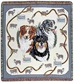 New - Australian Shepard Dog Tapestry Throw 50