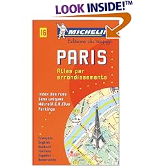 Michelin Paris Pocket Atlas (by Arrondissements) Map No. 16