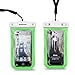 DandyCase Slim Waterproof Case for Apple iPhone 5S / 5 / 5C & Apple iPod Touch 5 (Will NOT fit Other Smartphones) - IPX8 Certified to 100 Feet [Retail Packaging (Neon Green)