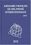 Annuaire fran�ais de relations internationales : Volume 4