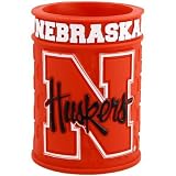 Nebraska Cornhuskers Embossed Plastic Can Coozie