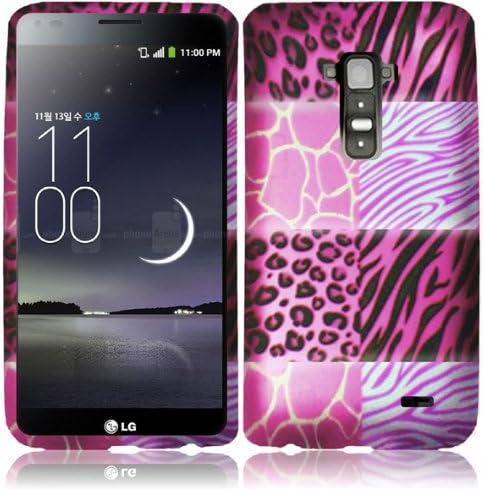 For LG G Flex Cover Case (Pink Exotic Skins)