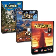 National Park DVD Gift Set Yosemite Yellowstone & Grand Canyon