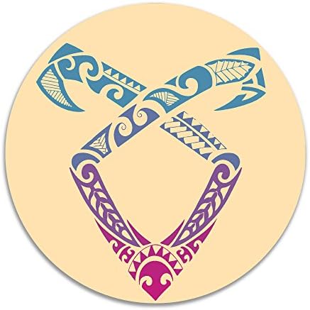 Angelic Runes Symbol Rubber Backnon-slip 15.75 Inches Round Doormat