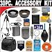 30 PC ULTIMATE SUPER SAVINGS DELUXE DB ROTH ACCESSORY KIT, INCLUDES FLASH, LENSES, FILTERS, ACCESSORIES AND Much MORE! For The Nikon D5000, D3000 Digital SLR Cameras Which Have Any Of These (18-55mm, 55-200mm, 50mm) Nikon Lenses